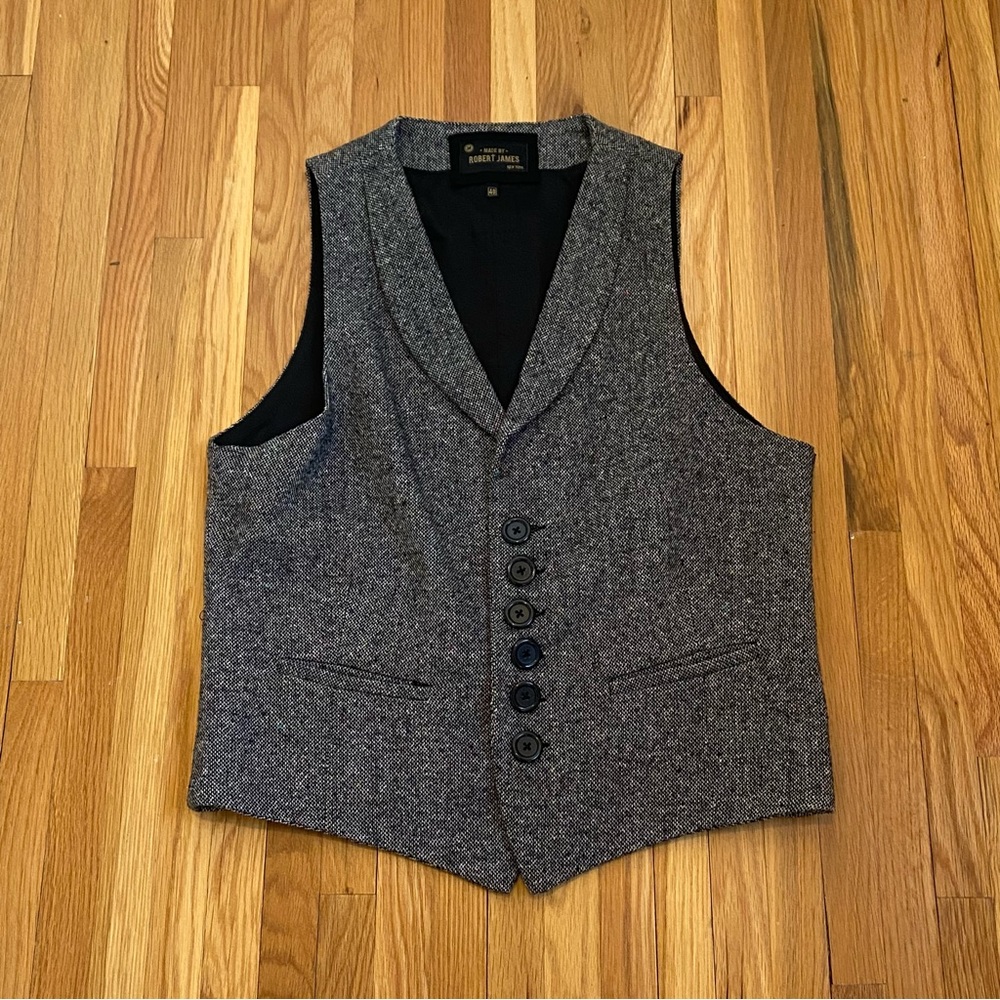 Robert James wool vest waist coat - fits like small